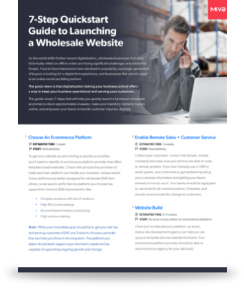 7-Step Quickstart Guide to Launching a Wholesale Website 7-Step Quickstart Guide to Launching a Wholesale Website