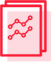 Icon of a graph on a page.