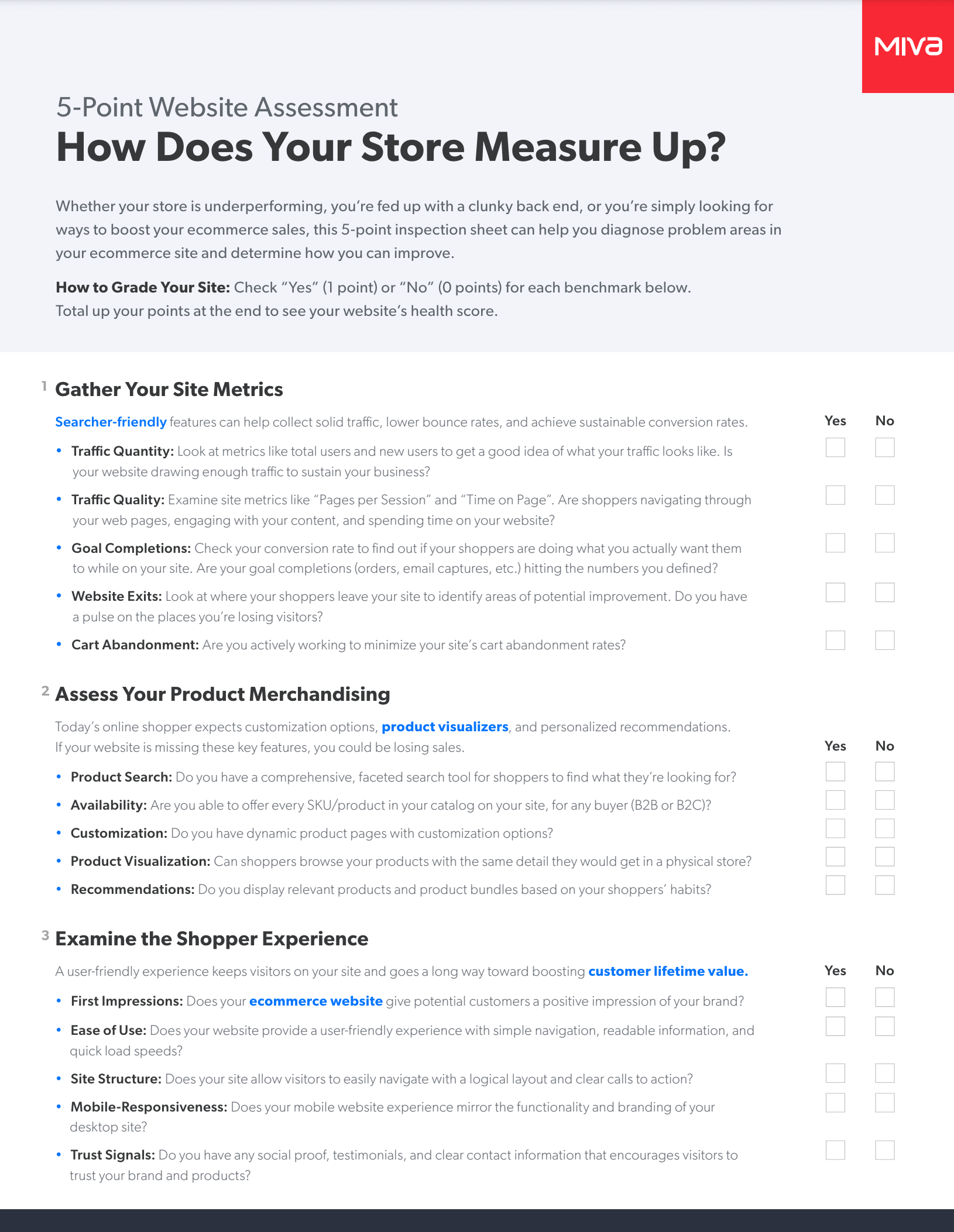 Cover page for the ecommerce guide.
