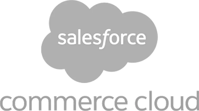 Salesforce Commerce logo.